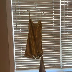 CINQ A SEPT GOLD DRESS!!! size 0